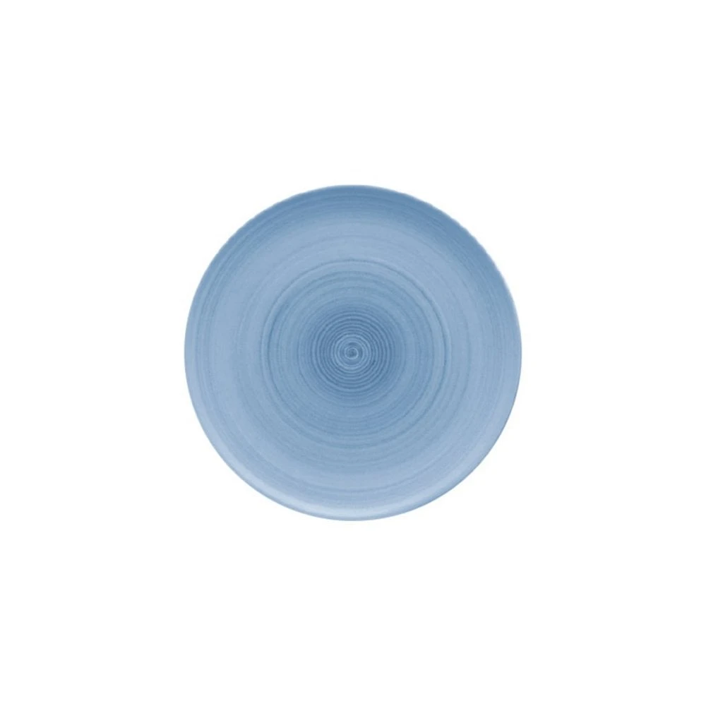 Artis Blue Modern Rustic Flat Coupe Plate - 8" (20cm) (Box Of 12) 3 Artis Blue Modern Rustic Flat Coupe Plate - 8" (20cm) (Box Of 12)