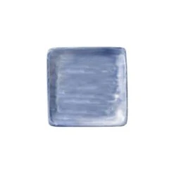 Artis Blue Modern Rustic Flat Square Plate - 6" (15cm) (Box Of 12)