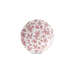 Churchill China Cranberry Bramble 14.1cm (5.5") Georgian Saucer Vintage Print (Box Of 12)