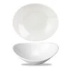 Churchill China Orbit 25.5x21.2cm/10x8.5" - (21oz) Oval Coupe Bowl (Box Of 12)