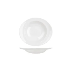 Churchill China Orbit 31x26.5cm/12x10.5" (21oz) Oval Pasta Plate (Box Of 12)