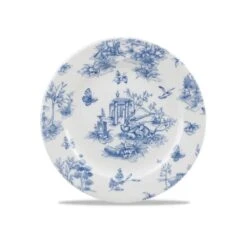 Churchill China Prague Toile 21cm (8.25") Plate Vintage Print (Box Of 6)