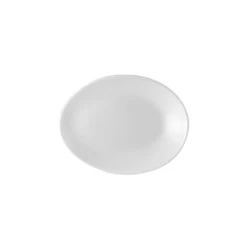 Churchill China Profile White Oval Plate 19.5 X 15 X 2.5cm / 7.75" X 15" X 1" (Box Of 12)