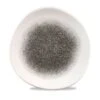 Churchill China Raku Organic Round Plate 26.4cm (10.5") Quartz Black (Box Of 12) -Kitchen Store churchill china raku organic round plate 26 4cm 10 5 quartz black box of 12 p2738 12128 image
