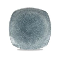 Churchill China Raku Square Plate 21.5cm / 8.5" Topaz Blue (Box Of 12)