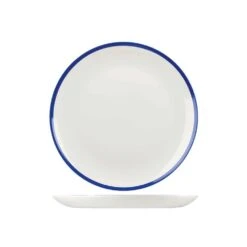 Churchill China Retro Blue 16.5cm (6.5") Coupe Plate (Box Of 12)