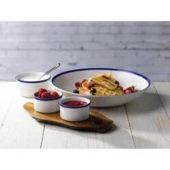 Churchill China Retro Blue 31cm (240cl) Coupe Bowl (Box Of 6) -Kitchen Store churchill china retro blue 31cm 240cl coupe bowl box of 6 p2549 13385 image