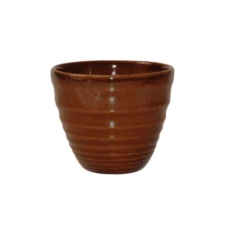 Churchill China Ripple Cinnamon Dip Pot 7cm/2.5" - 4oz/114ml (Box Of 12)