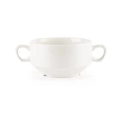 Churchill China Soup Cup Lugged 14oz White Churchill (Box Of 12)