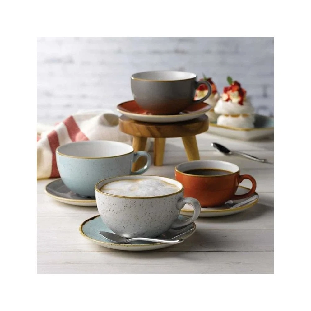 Churchill China Stonecast Cappuccino Cup 8oz (19.6cl) White (Box Of 12) 4 Churchill China Stonecast Cappuccino Cup 8oz (19.6cl) White (Box Of 12) - Image 2