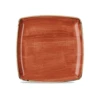 Churchill China Stonecast Deep Square Plate 26.8cm (10.5") Spiced Orange (Box Of 12) 2 Churchill China Stonecast Deep Square Plate 26.8cm (10.5") Spiced Orange (Box Of 12) -Kitchen Store churchill china stonecast deep square plate 26 8cm 10 5 spiced orange box of 12 p2183 12266 image