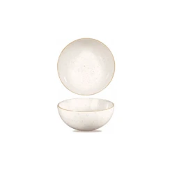 Churchill China Stonecast Noodle Bowl 18.3cm (7.25") / 37.8oz Barley White (Box Of 6)