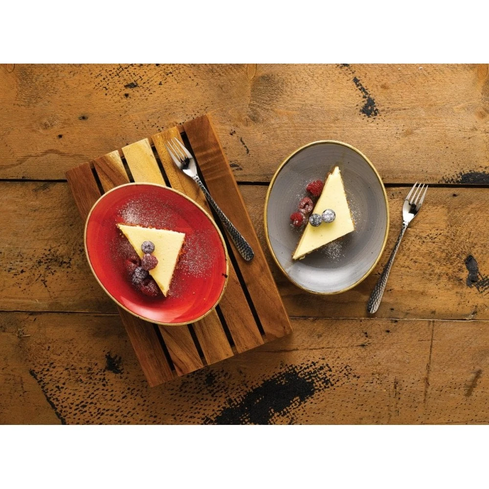 Churchill China Stonecast Oval Plate 19.2cm (7.75") Peppercorn (Box Of 12) 4 Churchill China Stonecast Oval Plate 19.2cm (7.75") Peppercorn (Box Of 12) - Image 2