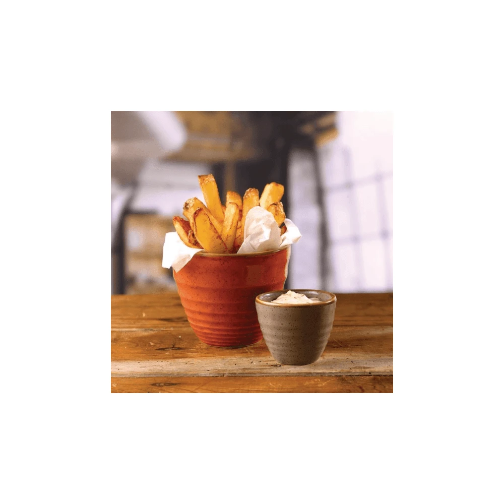 Churchill China Stonecast Ripple Dip Pot 5.9x5cm - 2oz (5cl) Barley White (Box Of 12) 4 Churchill China Stonecast Ripple Dip Pot 5.9x5cm - 2oz (5cl) Barley White (Box Of 12) - Image 2