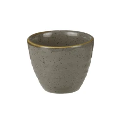 Churchill China Stonecast Ripple Dip Pot 5.9x5cm - 2oz (5cl) Peppercorn Grey (Box Of 12)