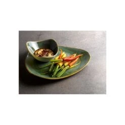 Churchill China Stonecast Samphire Green Lotus Bowl 17.78cm (Box Of 12) -Kitchen Store churchill china stonecast samphire green lotus bowl 17 78cm box of 12 p2327 9097 image