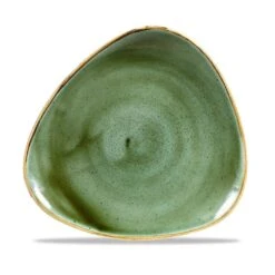 Churchill China Stonecast Samphire Green Lotus Plate 25.4cm (Box Of 12)