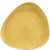 Churchill China Stonecast Triangle Plate 26.5cm (10.5") Mustard Yellow (Box Of 12) -Kitchen Store churchill china stonecast triangle plate 26 5cm 10 5 mustard yellow box of 12 p2261 12393 image