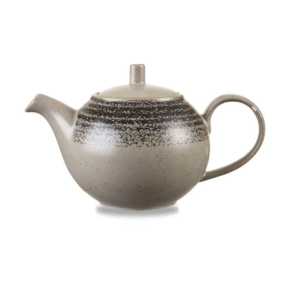 Churchill China Studio Print Charcoal Black Beverage Pot 15oz/ 42.6 Cl (Box Of 12) 3 Churchill China Studio Print Charcoal Black Beverage Pot 15oz/ 42.6 Cl (Box Of 12)