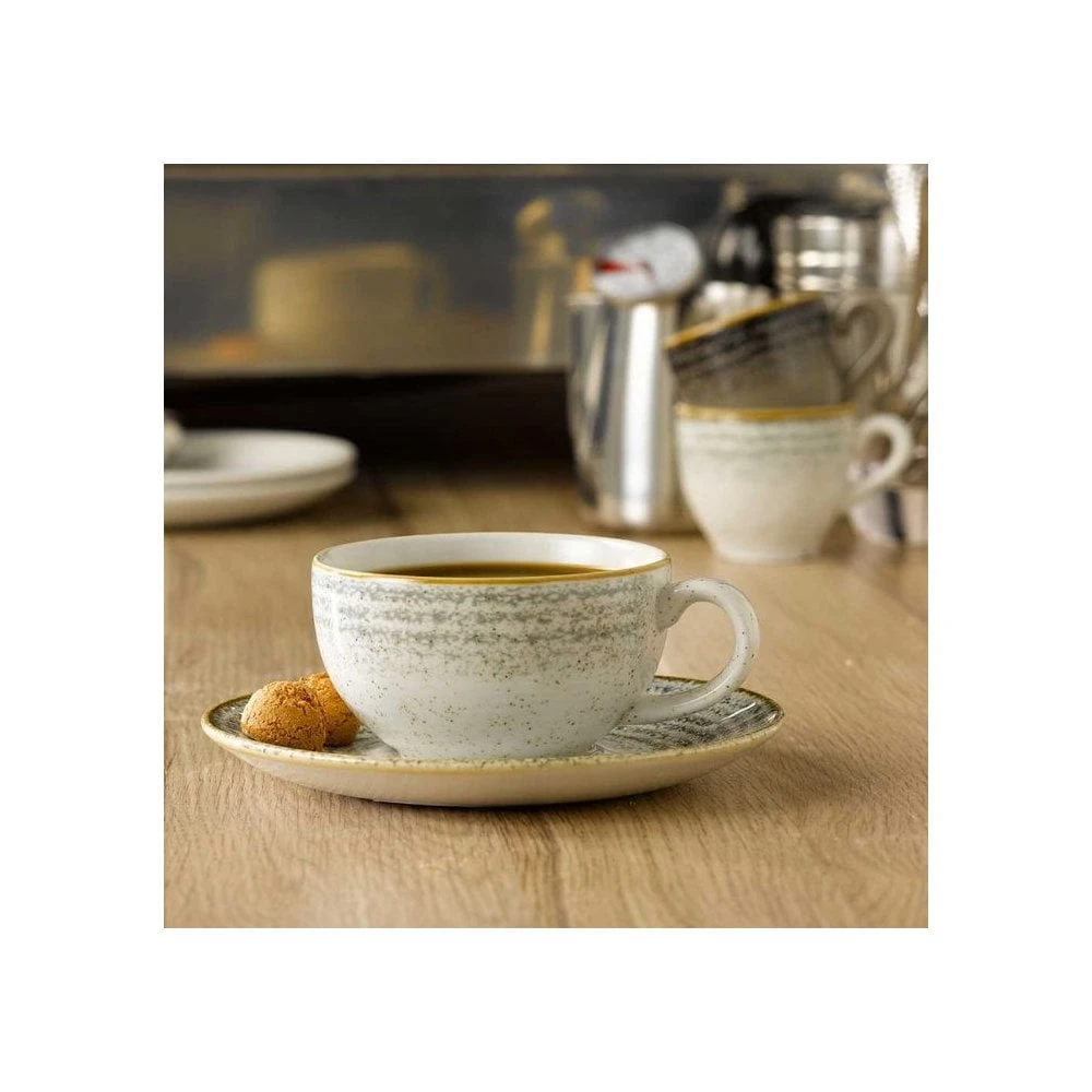 Churchill China Studio Print Stone Grey Cappuccino Cup 8oz/ 27.7cl (Box Of 12) 4 Churchill China Studio Print Stone Grey Cappuccino Cup 8oz/ 27.7cl (Box Of 12) - Image 2
