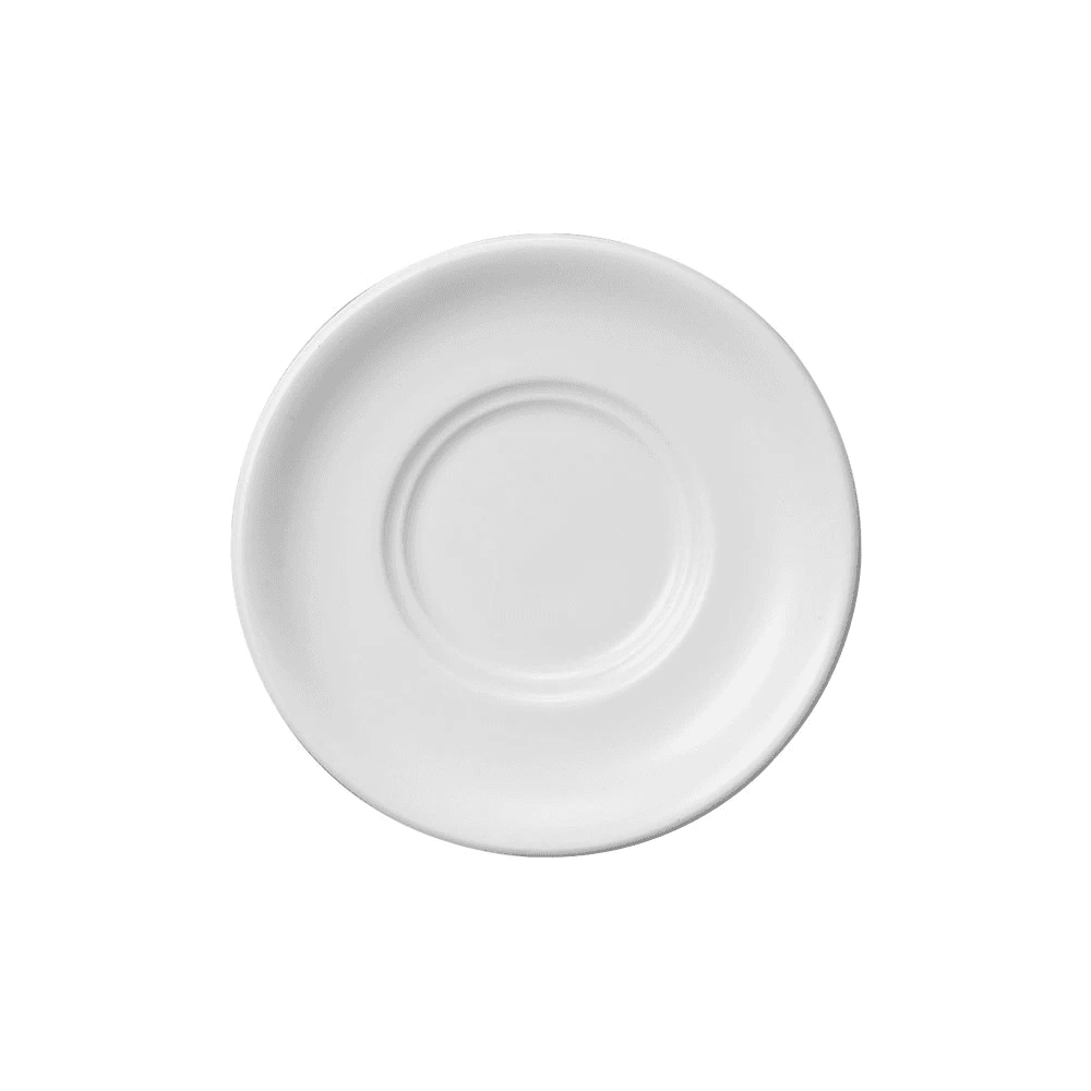 Churchill China Tea Saucer 15cm / 6" Maple Double Well B/w White (Box Of 12) 3 Churchill China Tea Saucer 15cm / 6" Maple Double Well B/w White (Box Of 12)