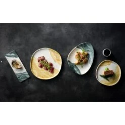 Churchill China Tide Black Coupe Plate 28.8cm/11.25" - Super Vitrified (Box Of 12) -Kitchen Store churchill china tide black coupe plate 28 8cm 11 25 super vitrified box of 12 p7457 16132 image