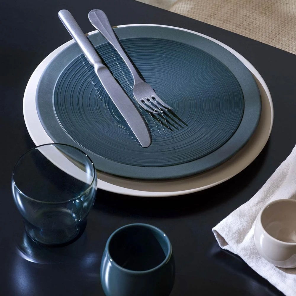 Degrenne Bahia Blue Stone Round Dinner Plate 23cm (Box Of 6) 5 Degrenne Bahia Blue Stone Round Dinner Plate 23cm (Box Of 6) - Image 3