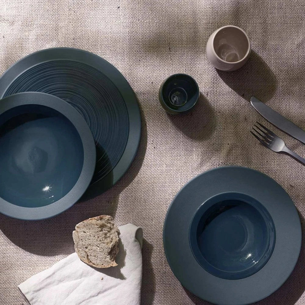 Degrenne Bahia Blue Stone Round Dinner Plate 23cm (Box Of 6) 6 Degrenne Bahia Blue Stone Round Dinner Plate 23cm (Box Of 6) - Image 4