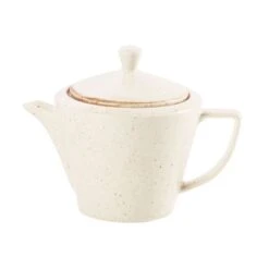 DPS Tableware Seasons Conic Teapot 17.5oz / 50cl Oatmeal (Box Of 6)