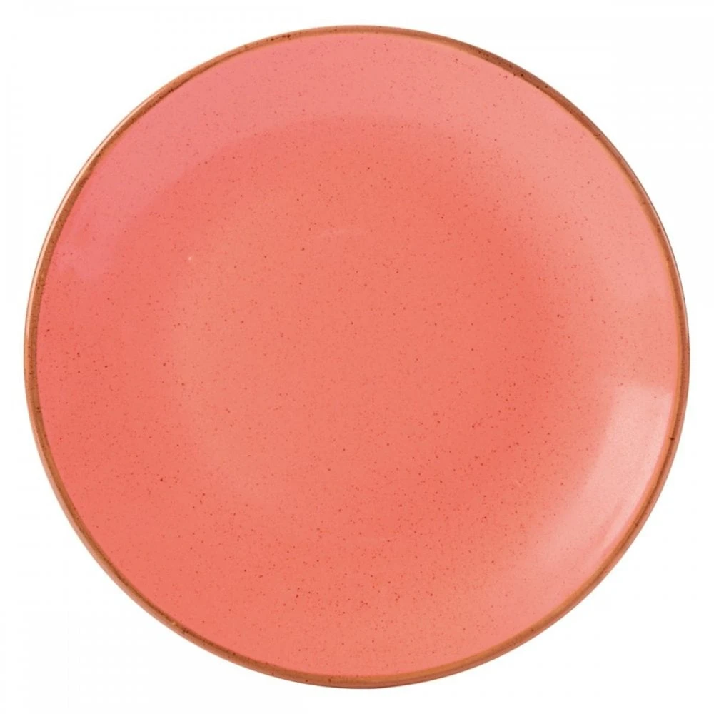 DPS Tableware Seasons Coupe Plate 11" / 28cm Coral (Box Of 6) 3 DPS Tableware Seasons Coupe Plate 11" / 28cm Coral (Box Of 6)