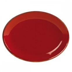 DPS Tableware Seasons Oval Plate 12" / 30cm Magma (Box Of 6)