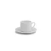 Elia Tableware Glacier Espresso Cup Saucer 11.5cm / 4.5" (Box Of 12) -Kitchen Store elia tableware glacier espresso cup saucer 11 5cm 4 5 box of 12 p3502 13763 image
