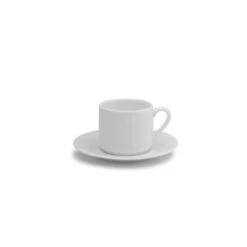 Elia Tableware Glacier Espresso Cup Saucer 11.5cm / 4.5" (Box Of 12)