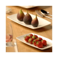 Elia Tableware Orientix Rectangular Plate 23.5x14cm/9.5x5.5" (Box Of 12) -Kitchen Store elia tableware orientix rectangular plate 23 5x14cm 9 5x5 5 box of 12 p3121 12867 image