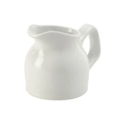 Genware Porcelite 2.5oz (7cl) Milk Jug (Box Of 6)