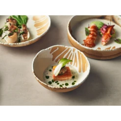 Genware Terra Porcelain Roko Sand Bowl 15cm / 6" (Box Of 4) -Kitchen Store genware terra porcelain roko sand bowl 15cm 6 box of 4 p7549 16315 image