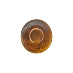 Genware Terra Porcelain Rustic Copper Saucer 11.5cm (Box Of 6)