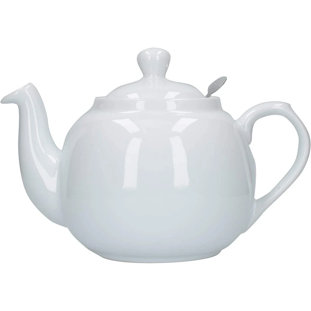 Lifetime Brands Farmhouse Filter 6 Cup 1.5l/52.8oz Teapot White 3 Lifetime Brands Farmhouse Filter 6 Cup 1.5l/52.8oz Teapot White