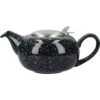 Lifetime Brands London Pottery 2 Cup Pebble Filter Teapot - Flecked Black Teapot -Kitchen Store lifetime brands london pottery 2 cup pebble filter teapot flecked black teapot p1131 9919 image