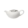 Lifetime Brands London Pottery 2 Cup Pebble Filter Teapot - Speckled White -Kitchen Store lifetime brands london pottery 2 cup pebble filter teapot speckled white p1127 9866 image
