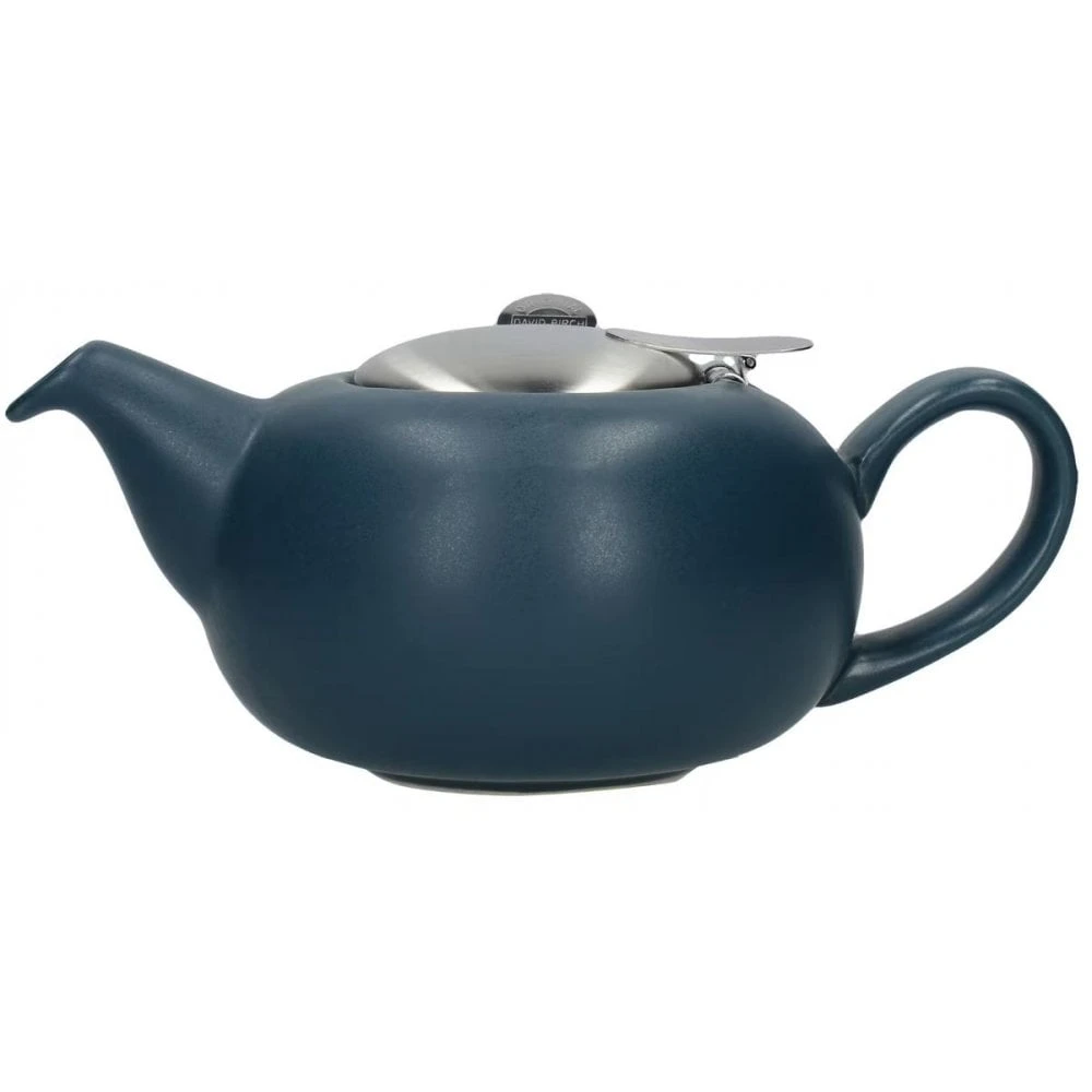 Lifetime Brands London Pottery 2 Cup Pebble Teapot - Slate Blue 3 Lifetime Brands London Pottery 2 Cup Pebble Teapot - Slate Blue