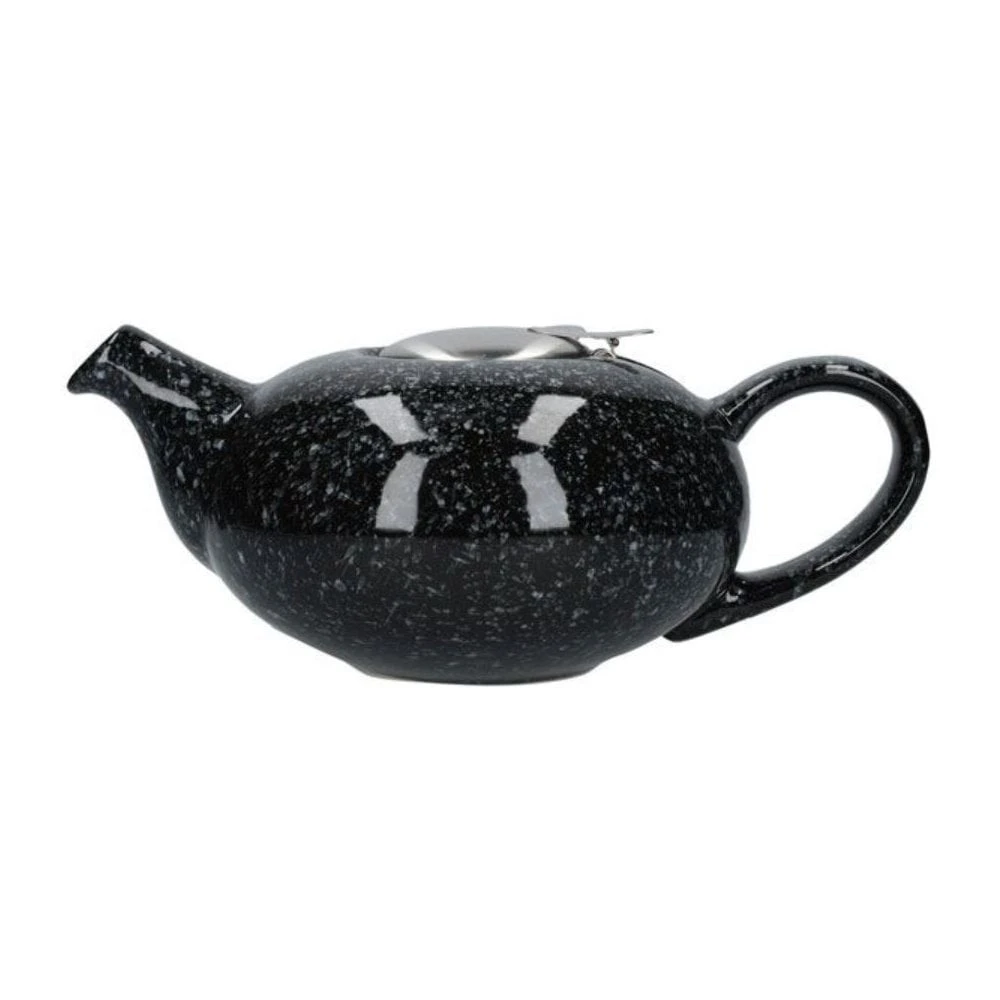 Lifetime Brands London Pottery 4 Cup Pebble Filter Teapot - Flecked Black Teapot 3 Lifetime Brands London Pottery 4 Cup Pebble Filter Teapot - Flecked Black Teapot