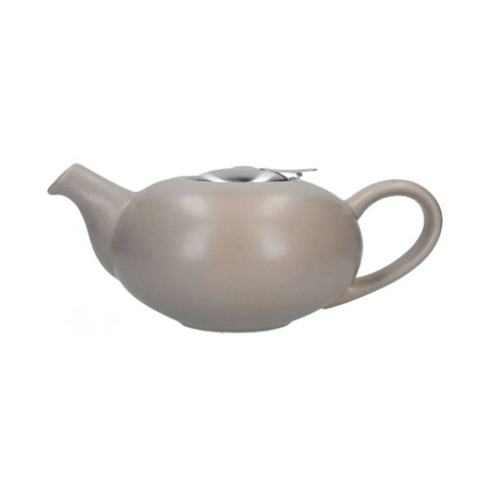 Lifetime Brands London Pottery 4 Cup Pebble Filter Teapot - Putty Teapot 3 Lifetime Brands London Pottery 4 Cup Pebble Filter Teapot - Putty Teapot