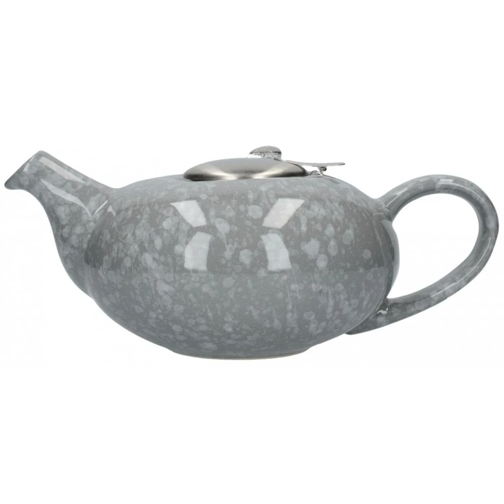 Lifetime Brands London Pottery 4 Cup Pebble Teapot - Gloss Grey 3 Lifetime Brands London Pottery 4 Cup Pebble Teapot - Gloss Grey