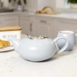 Lifetime Brands London Pottery 4 Cup Pebble Teapot - Light Blue 7 Lifetime Brands London Pottery 4 Cup Pebble Teapot - Light Blue -Kitchen Store lifetime brands london pottery 4 cup pebble teapot light blue p7195 8626 image