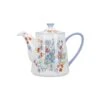 Lifetime Brands London Pottery Viscri Meadow 4 Cup Ceramic Teapot - Almond Ivory / Cornflower Blue -Kitchen Store lifetime brands london pottery viscri meadow 4 cup ceramic teapot almond ivory cornflower blue p7214 8660 image