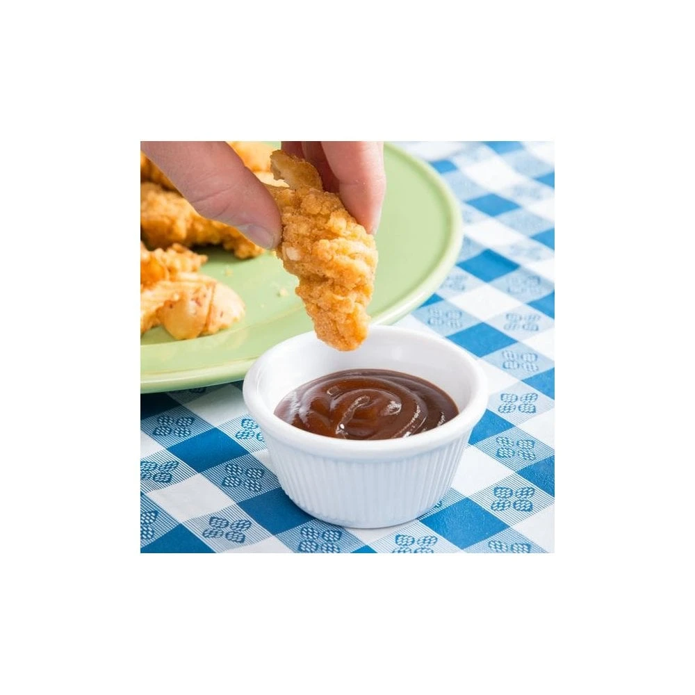 Parsley In Time Ramekin Fluted White 120ml / 4oz Melamine (Box Of 12) 4 Parsley In Time Ramekin Fluted White 120ml / 4oz Melamine (Box Of 12) - Image 2