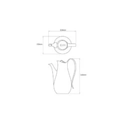 Robert Welch Drift (Br) V Coffee Pot 2L 5 Robert Welch Drift (Br) V Coffee Pot 2L -Kitchen Store robert welch drift br v coffee pot 2l p6963 9847 image
