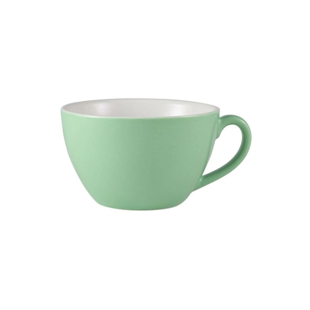 Genware Royal Bowl Shape Cup - 12oz / 34cl Green (Box Of 6) 3 Genware Royal Bowl Shape Cup - 12oz / 34cl Green (Box Of 6)