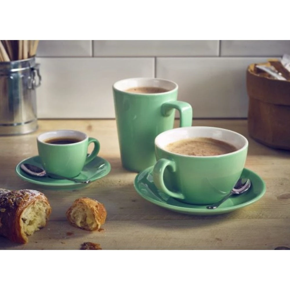 Genware Royal Bowl Shape Cup - 12oz / 34cl Green (Box Of 6) 4 Genware Royal Bowl Shape Cup - 12oz / 34cl Green (Box Of 6) - Image 2